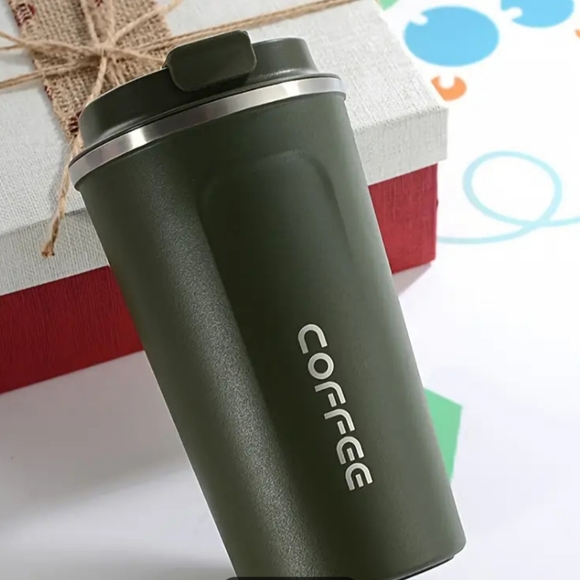Coffee Tumbler - Medium Sized Green - Picture 9 of 14